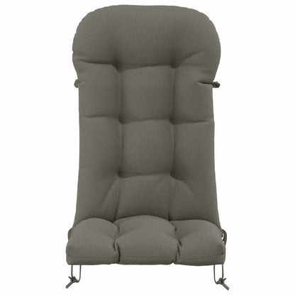 vidaXL Sun Lounger Cushion PUTTEN 100% Polyester Grey 48 x 112 x 10 cm