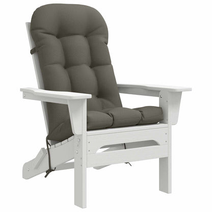 vidaXL Sun Lounger Cushion PUTTEN 100% Polyester Grey 48 x 112 x 10 cm