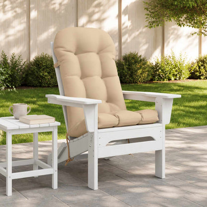 vidaXL Adirondack Chair Cushion PUTTEN 100% Polyester Cream