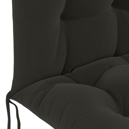 vidaXL Sun Lounger Cushion PUTTEN 100% Polyester Black
