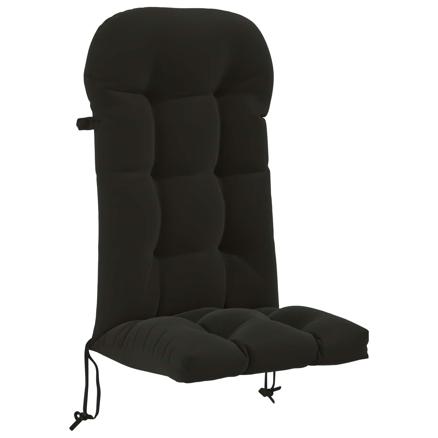 vidaXL Sun Lounger Cushion PUTTEN 100% Polyester Black