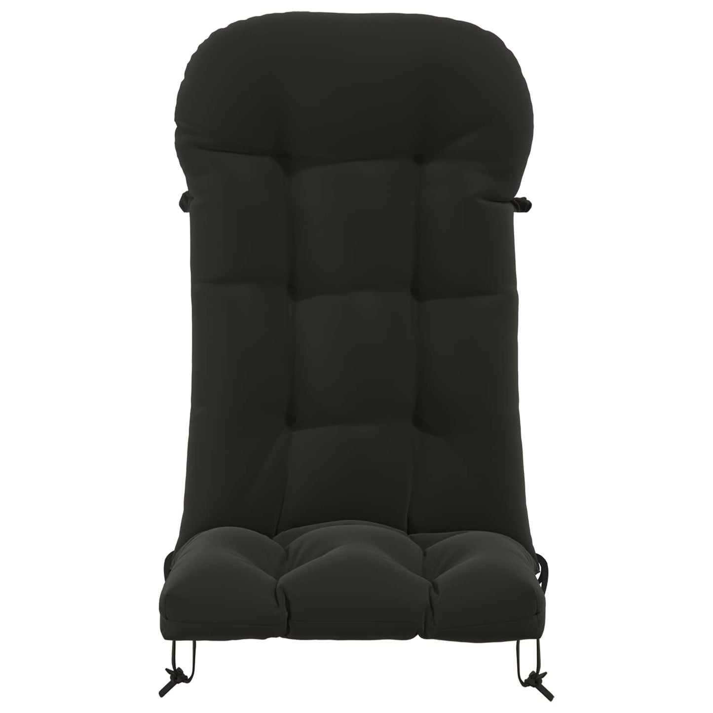 vidaXL Sun Lounger Cushion PUTTEN 100% Polyester Black