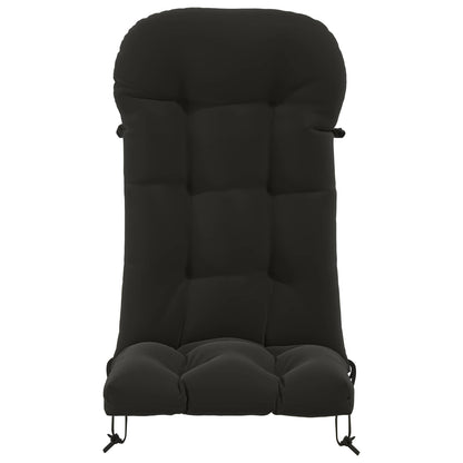 vidaXL Sun Lounger Cushion PUTTEN 100% Polyester Black