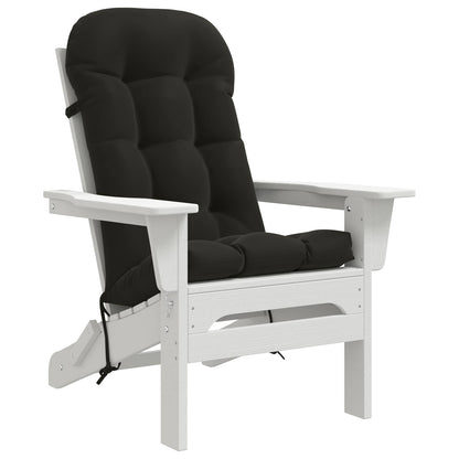 vidaXL Sun Lounger Cushion PUTTEN 100% Polyester Black