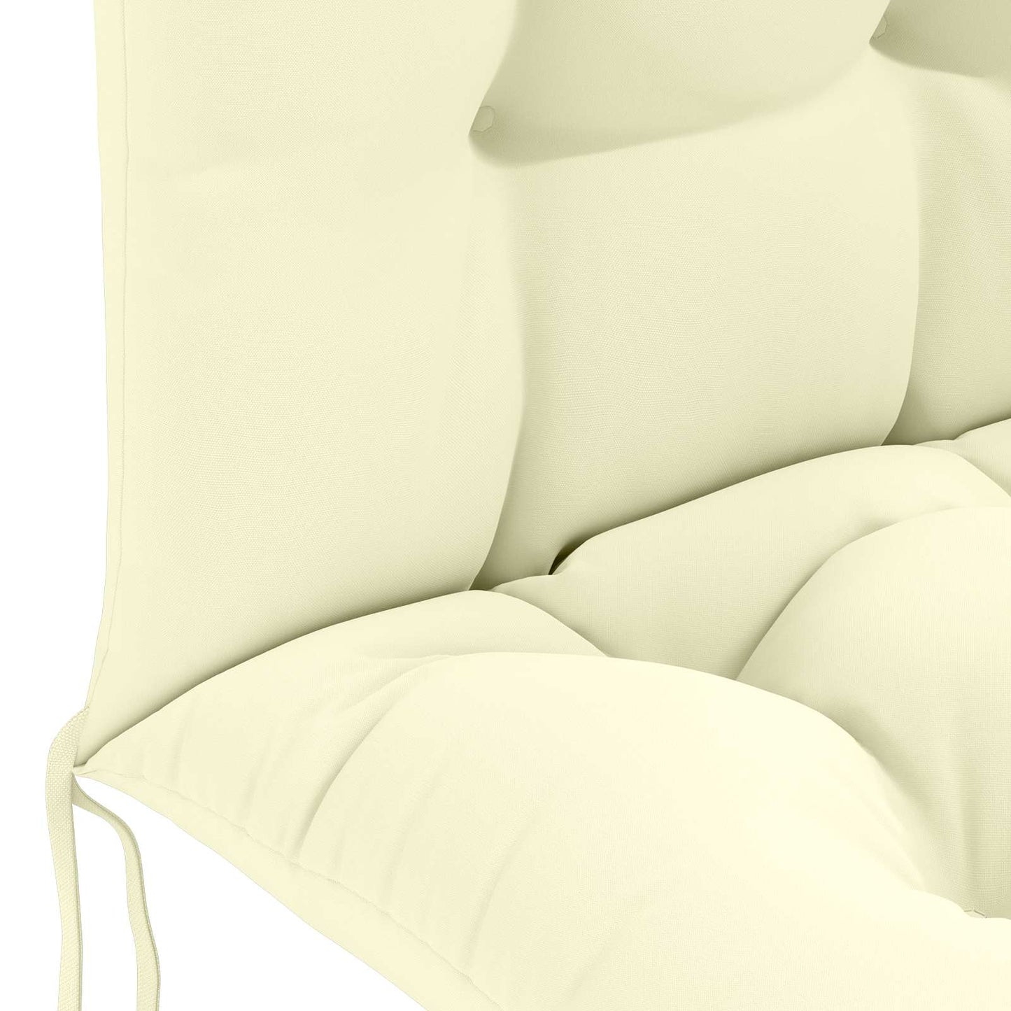 vidaXL Sun Lounger Cushion PUTTEN 100% Polyester Cream