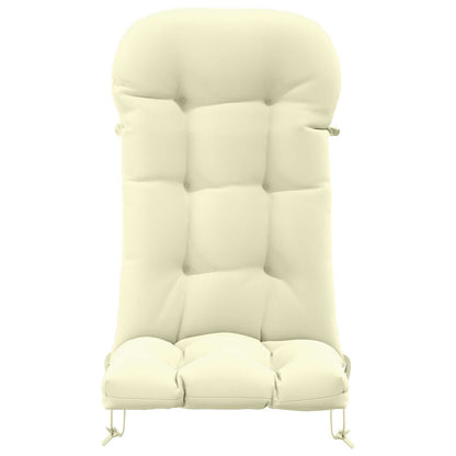 vidaXL Sun Lounger Cushion PUTTEN 100% Polyester Cream