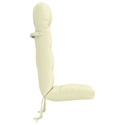 vidaXL Sun Lounger Cushion PUTTEN 100% Polyester Cream