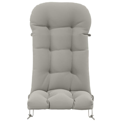 vidaXL Sun Lounger Cushion PUTTEN 100% Polyester Grey 48 x 112 x 10 cm