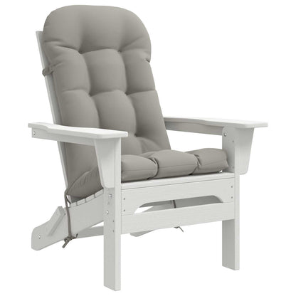 vidaXL Sun Lounger Cushion PUTTEN 100% Polyester Grey 48 x 112 x 10 cm