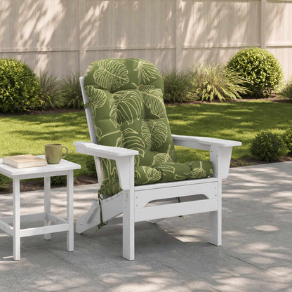 vidaXL Adirondack Chair Cushion PUTTEN 100% Polyester Leaf Design