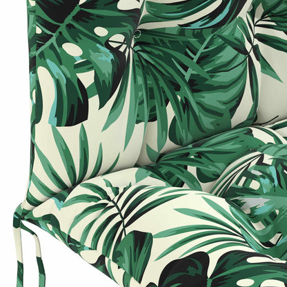 vidaXL Sun Lounger Cushion PUTTEN 100% Polyester Leaf Pattern
