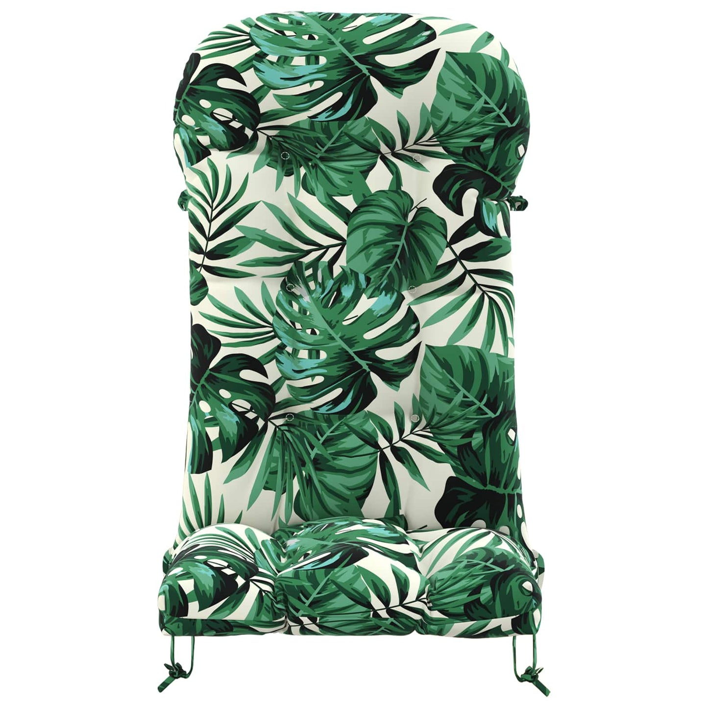 vidaXL Sun Lounger Cushion PUTTEN 100% Polyester Leaf Pattern
