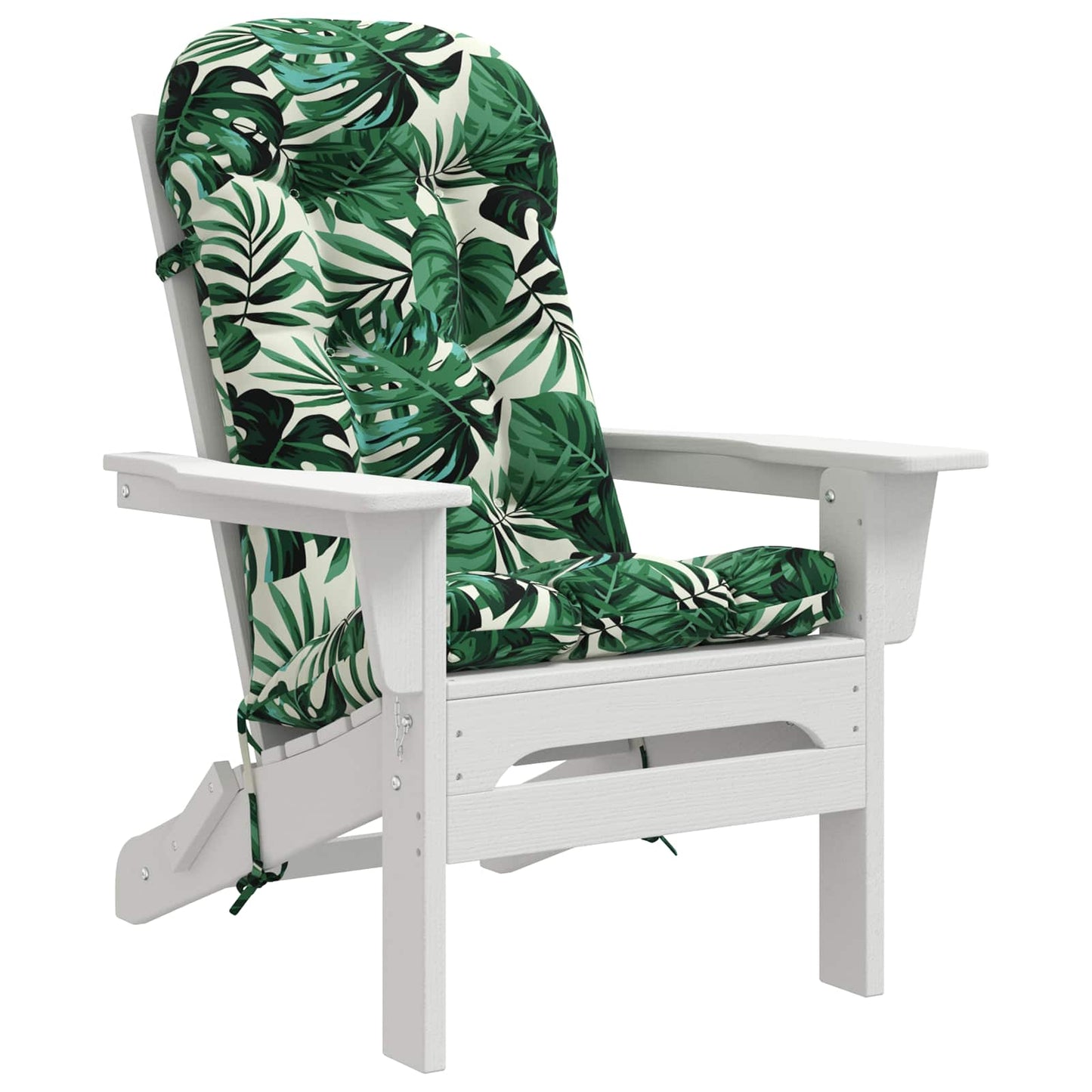 vidaXL Sun Lounger Cushion PUTTEN 100% Polyester Leaf Pattern