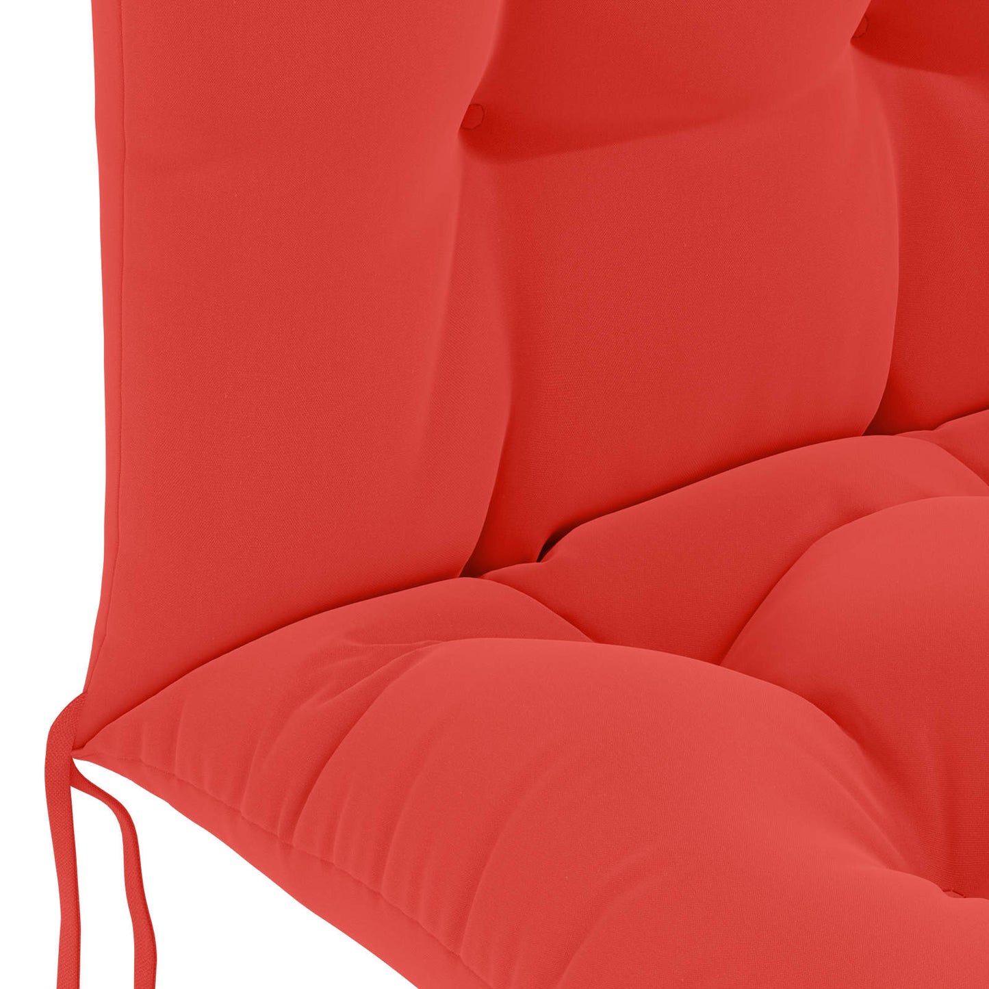 vidaXL Sun Lounger Cushion PUTTEN 100% Polyester Red 48 x 112 x 10 cm