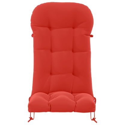 vidaXL Sun Lounger Cushion PUTTEN 100% Polyester Red 48 x 112 x 10 cm