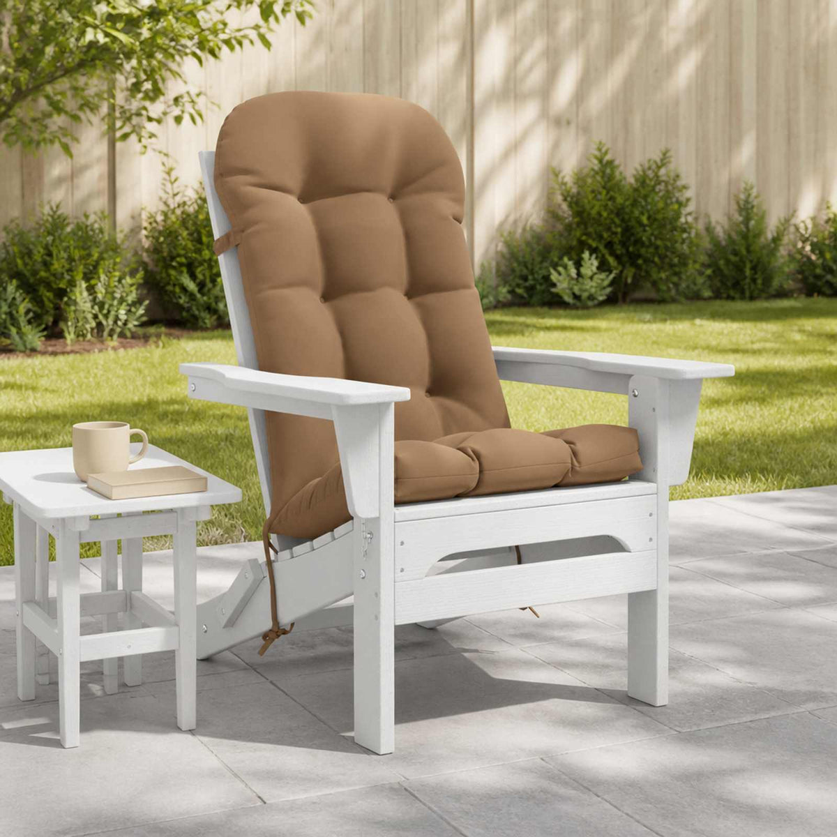 vidaXL Adirondack Chair Cushion PUTTEN 100% Polyester Taupe