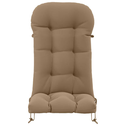 vidaXL Sun Lounger Cushion PUTTEN 100% Polyester Taupe