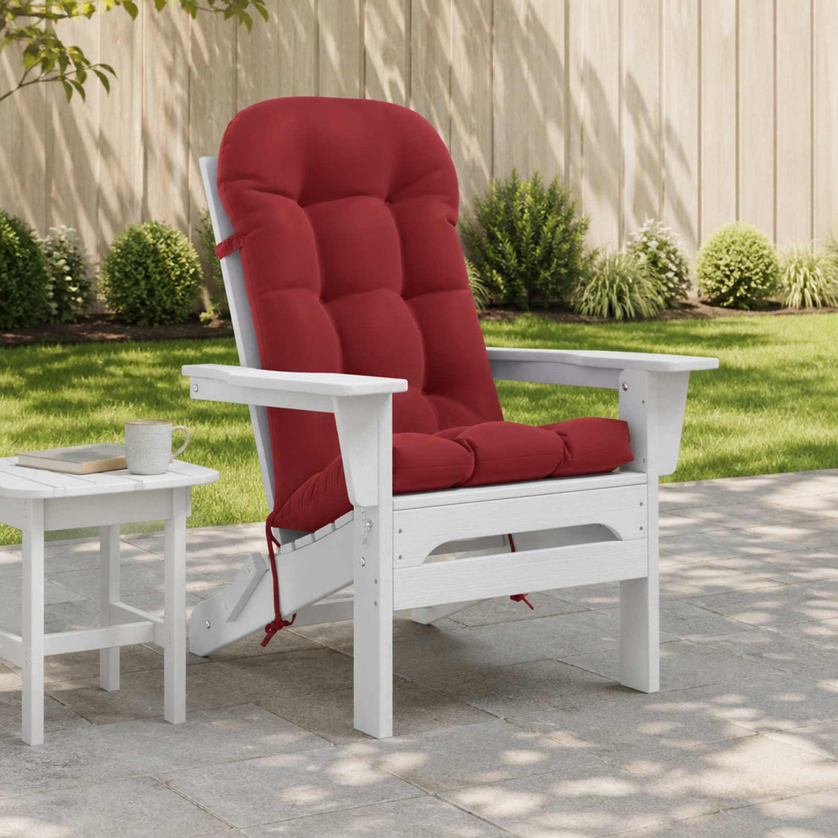 vidaXL Adirondack Chair Cushion PUTTEN 100% Polyester Wine Red