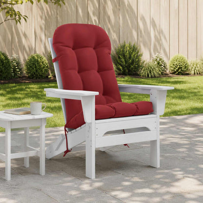 vidaXL Adirondack Chair Cushion PUTTEN 100% Polyester Wine Red