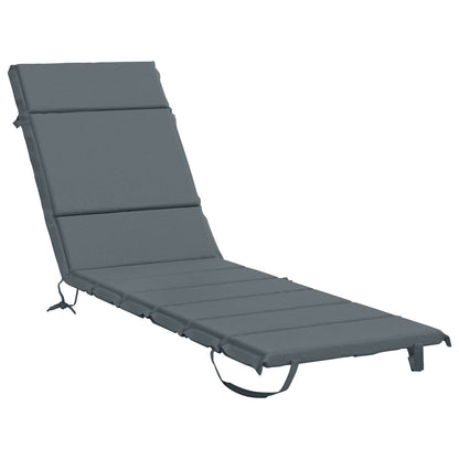 vidaXL Sunlounger Cushion GEMERT 100% Polyester Blue 200 x 50 x 3 cm