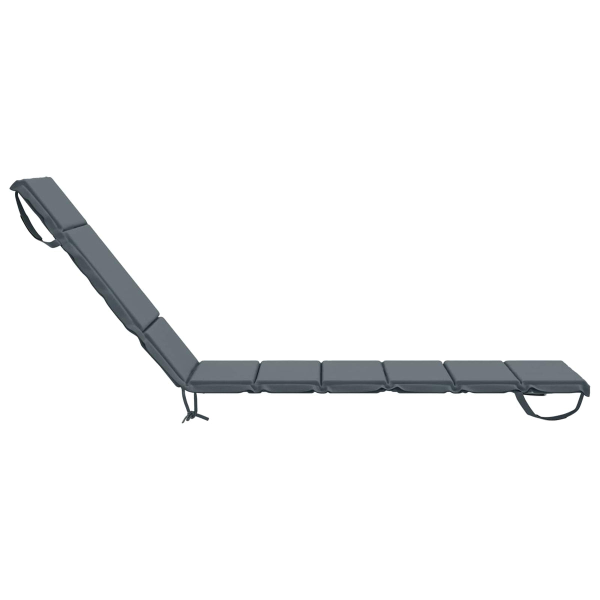 vidaXL Sunlounger Cushion GEMERT 100% Polyester Blue 200 x 50 x 3 cm
