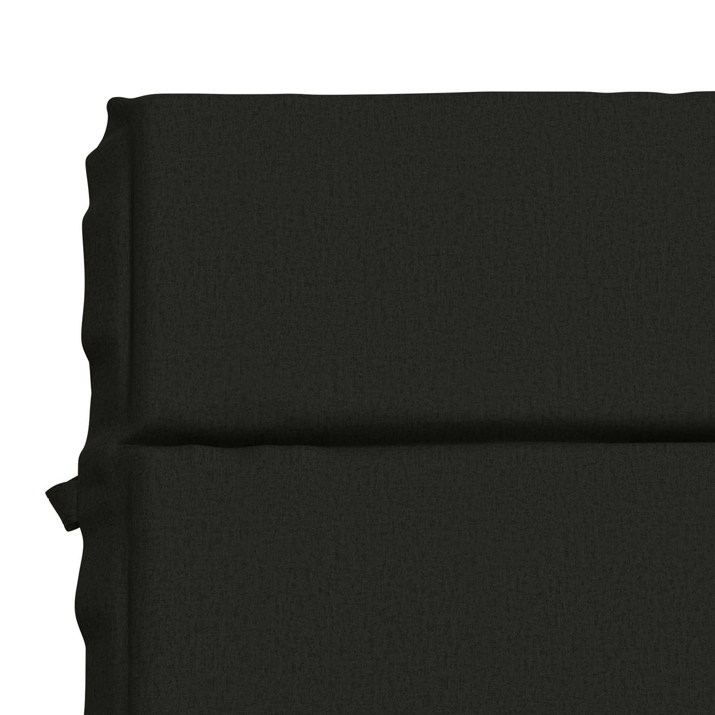 vidaXL Sunlounger Cushion GEMERT 100% Polyester Black 200 x 50 x 3 cm