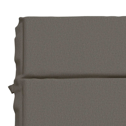 vidaXL Sunlounger Cushion GEMERT 100% Polyester Grey 200 x 50 x 3 cm