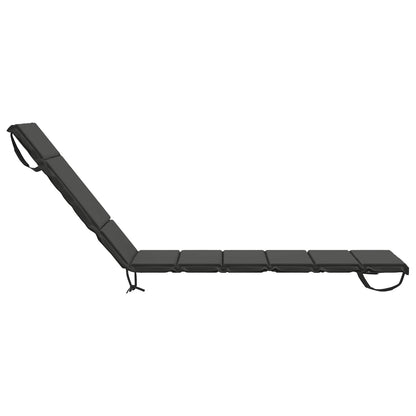 vidaXL Sunlounger Cushion GEMERT 100% Polyester Anthracite