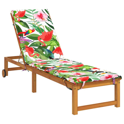 vidaXL Sunlounger Cushion GEMERT 100% Polyester Multicolour
