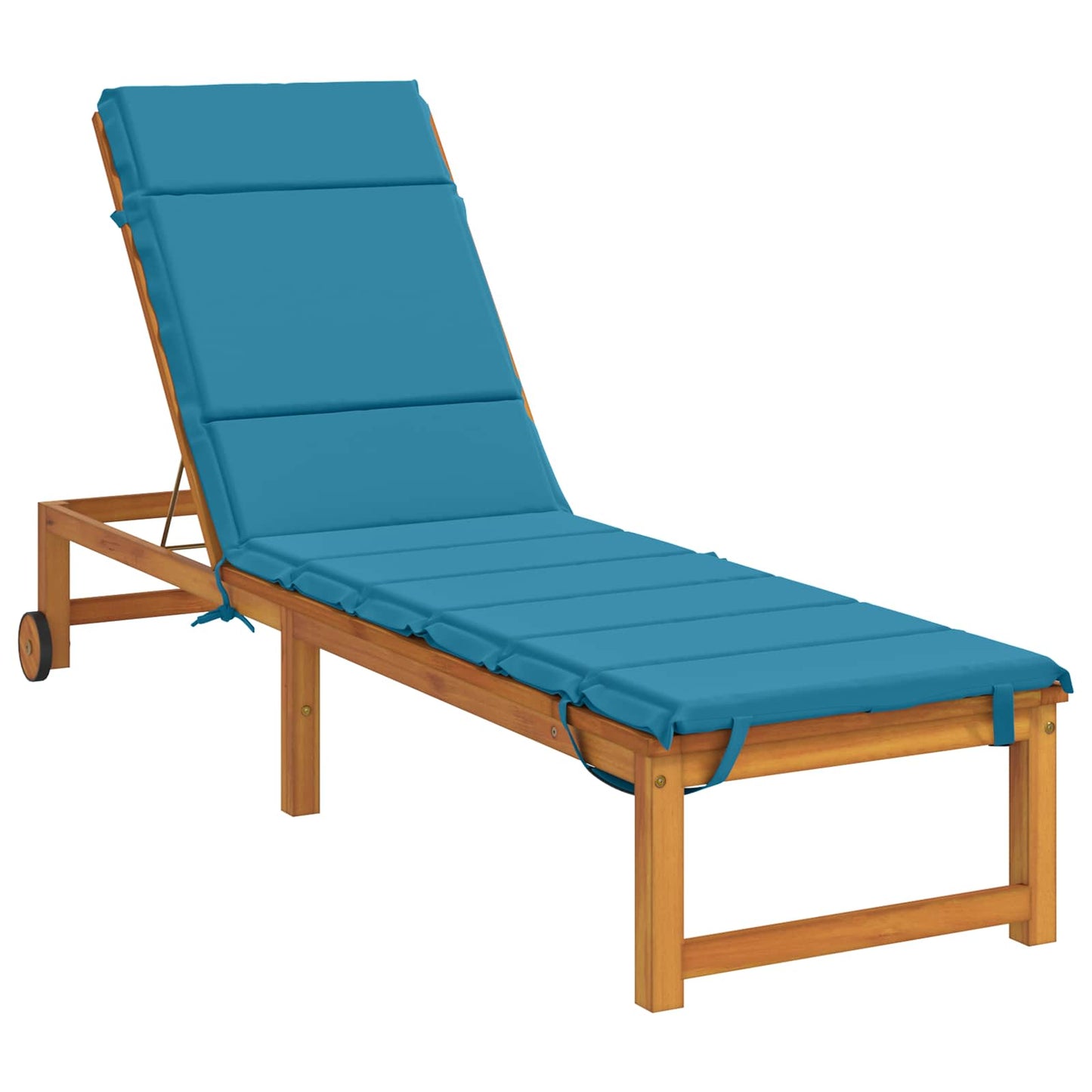 vidaXL Sunlounger Cushion GEMERT 100% Polyester Light Blue