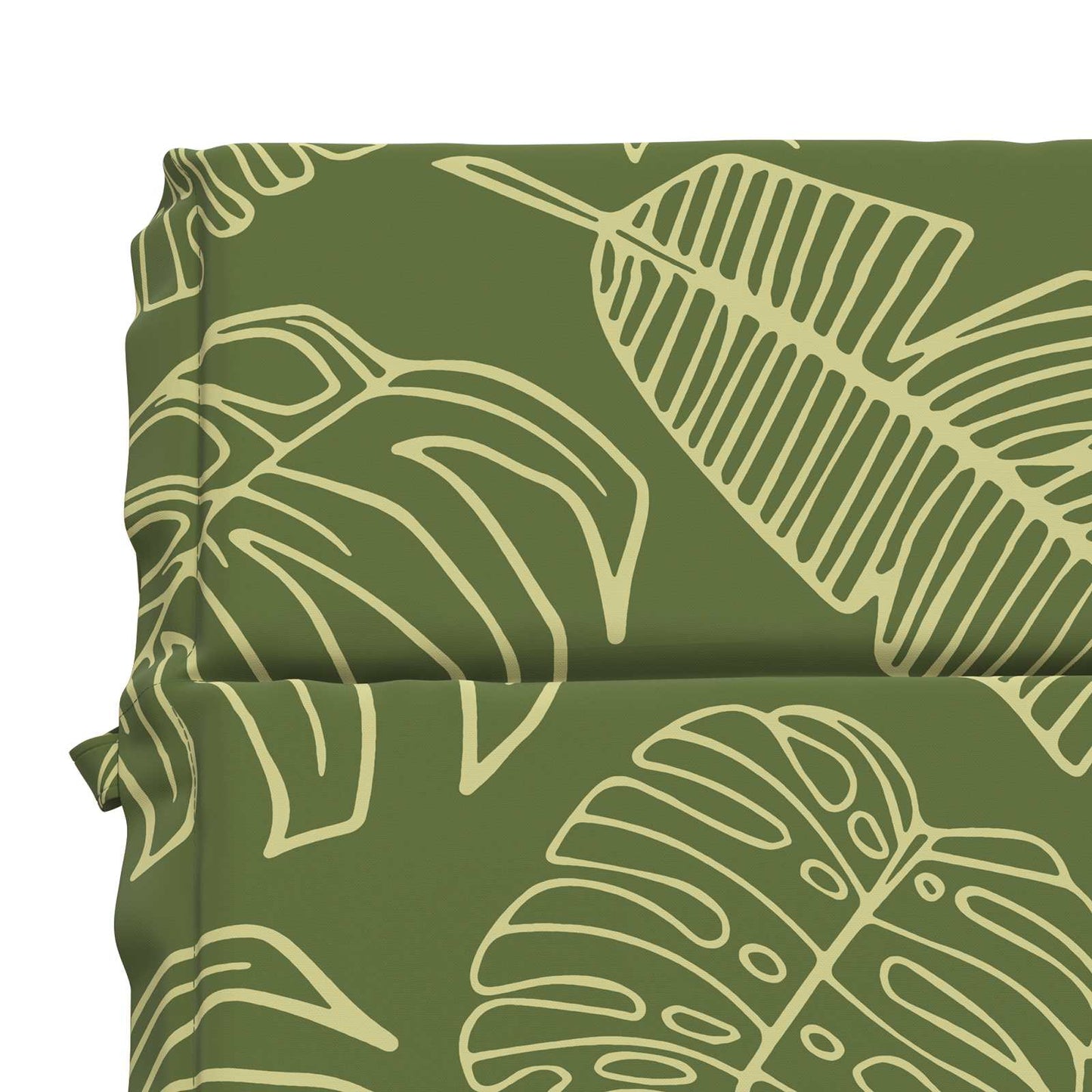 vidaXL Sunlounger Cushion GEMERT 100% Polyester Leaf Design