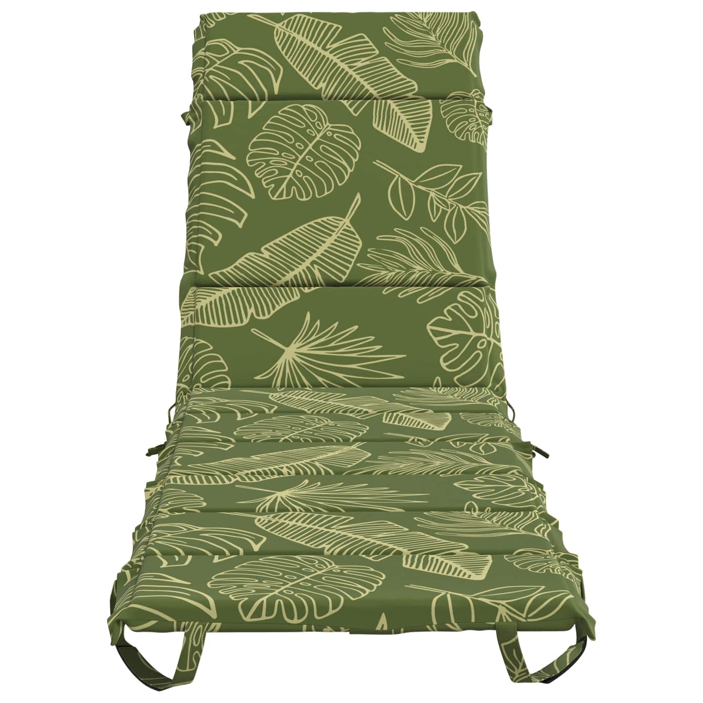 vidaXL Sunlounger Cushion GEMERT 100% Polyester Leaf Design