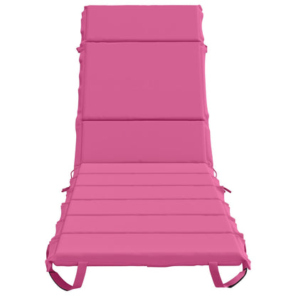 vidaXL Sunlounger Cushion GEMERT 100% Polyester Pink 200 x 50 x 3 cm