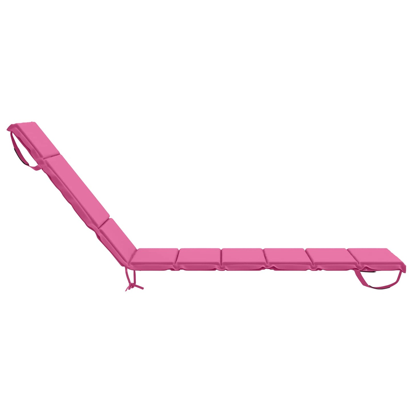 vidaXL Sunlounger Cushion GEMERT 100% Polyester Pink 200 x 50 x 3 cm