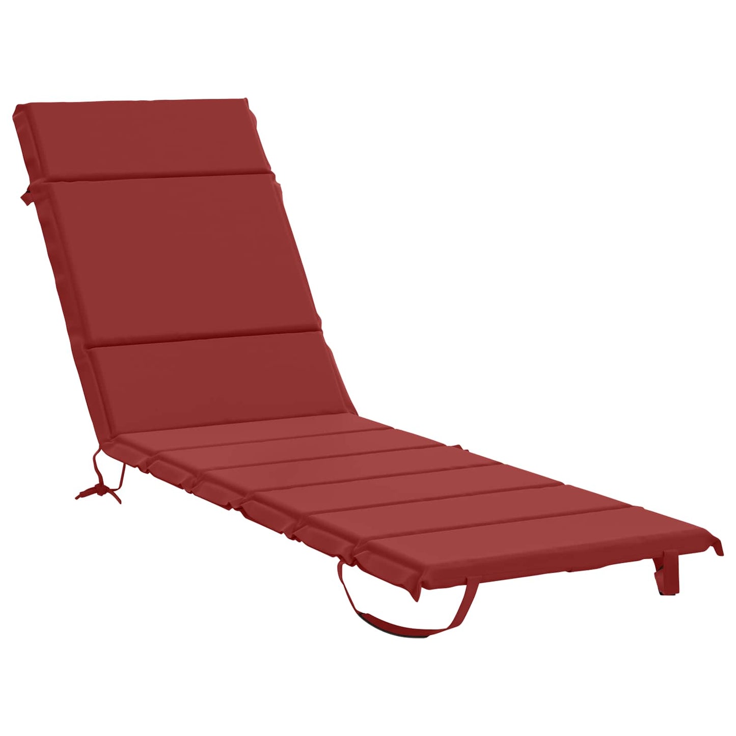 vidaXL Sunlounger Cushion GEMERT 100% Polyester Wine Red