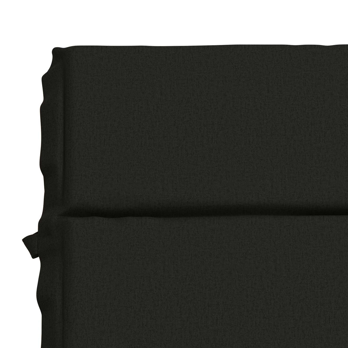 vidaXL Sunlounger Cushion GEMERT 100% Polyester Black 200 x 55 x 3 cm
