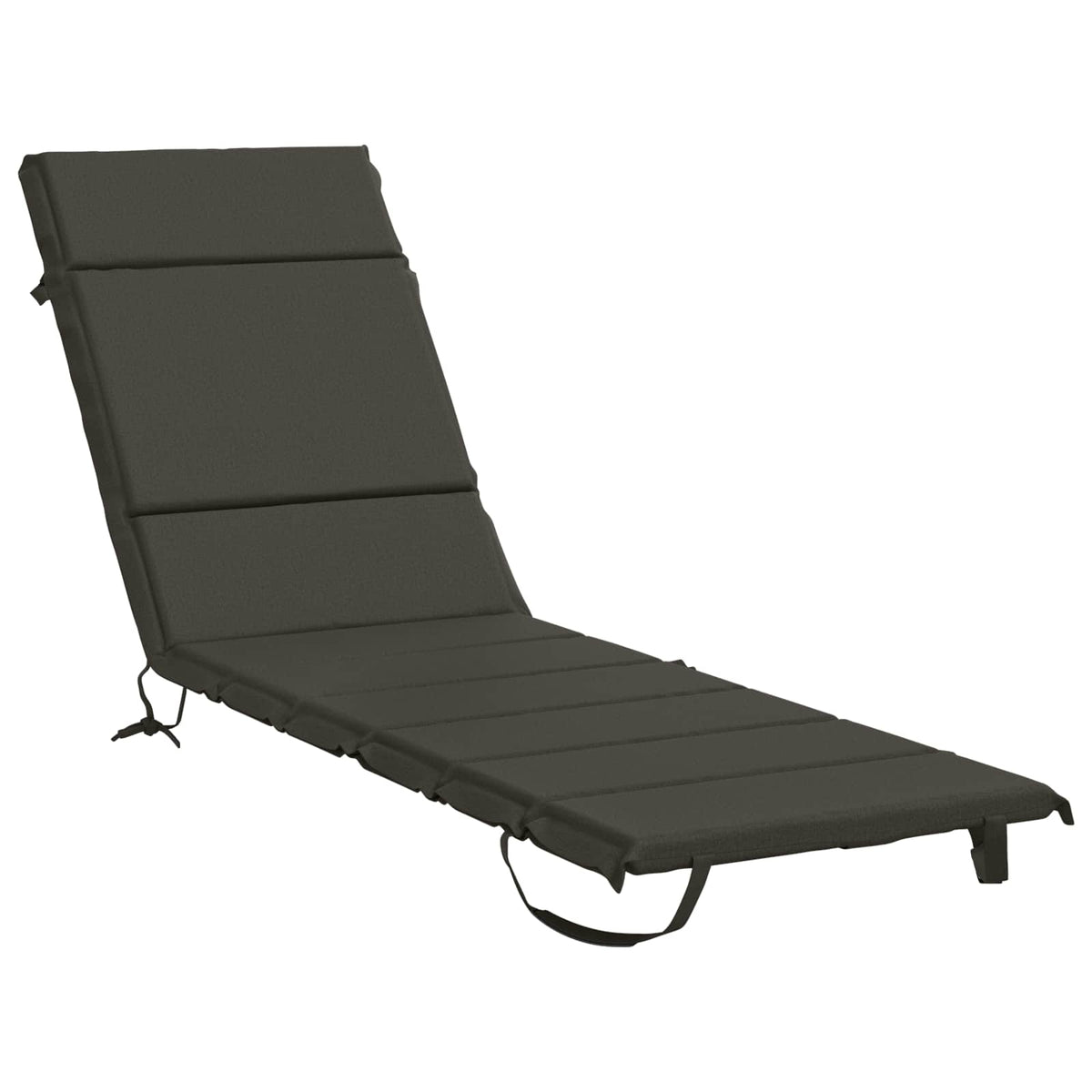 vidaXL Sunlounger Cushion GEMERT 100% Polyester Anthracite