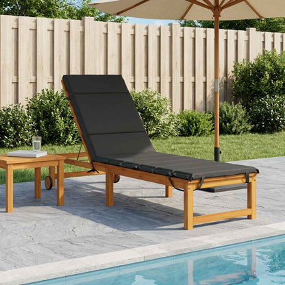 vidaXL Sunlounger Cushion GEMERT 100% Polyester Anthracite