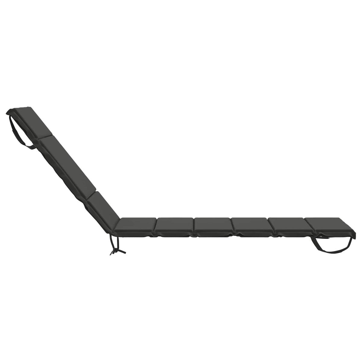 vidaXL Sunlounger Cushion GEMERT 100% Polyester Anthracite