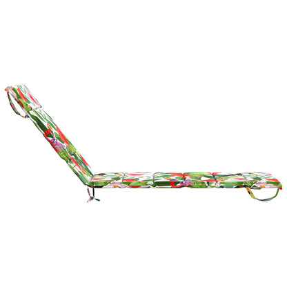 vidaXL Sunlounger Cushion GEMERT 100% Polyester Multicolour