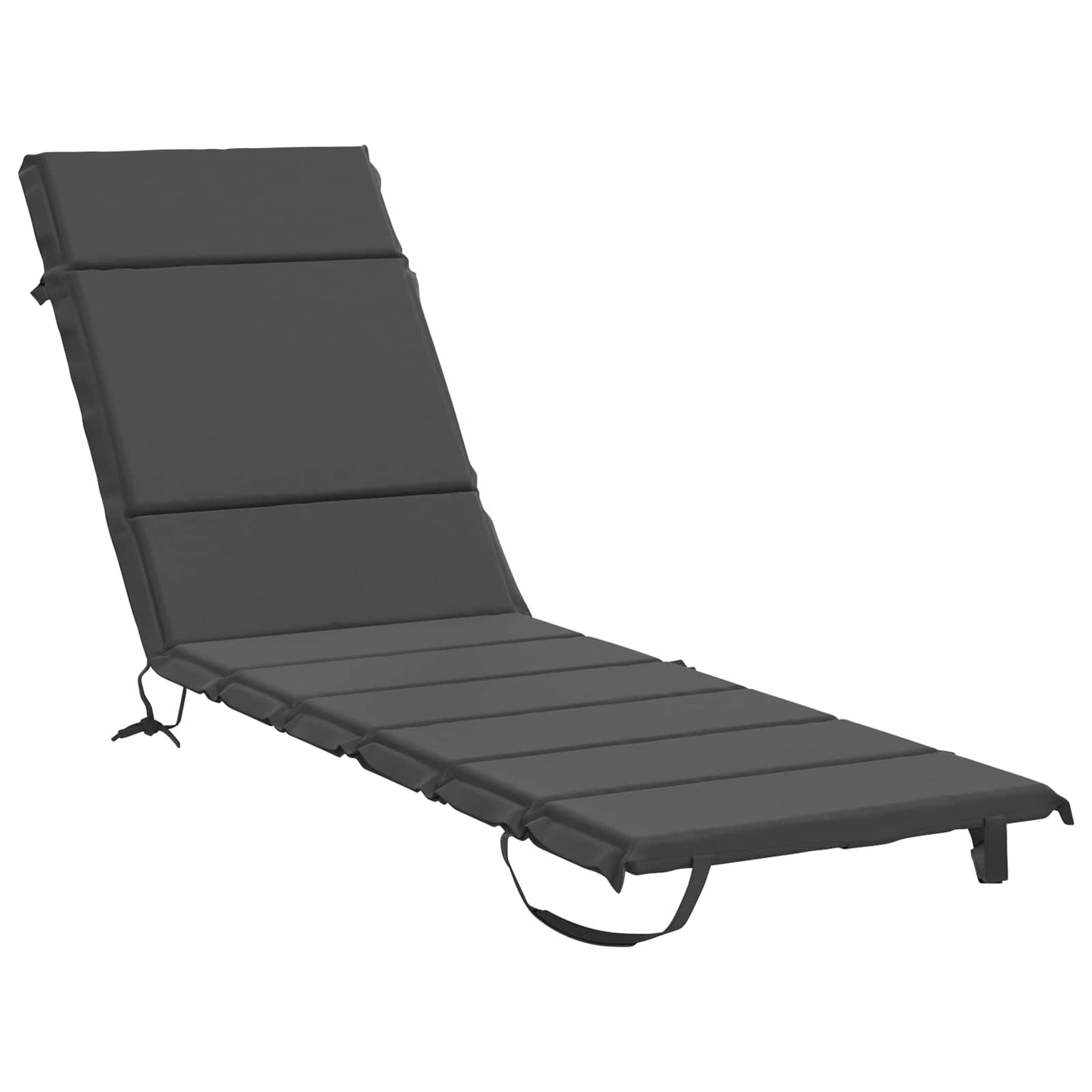 vidaXL Sunlounger Cushion GEMERT 100% Polyester Anthracite