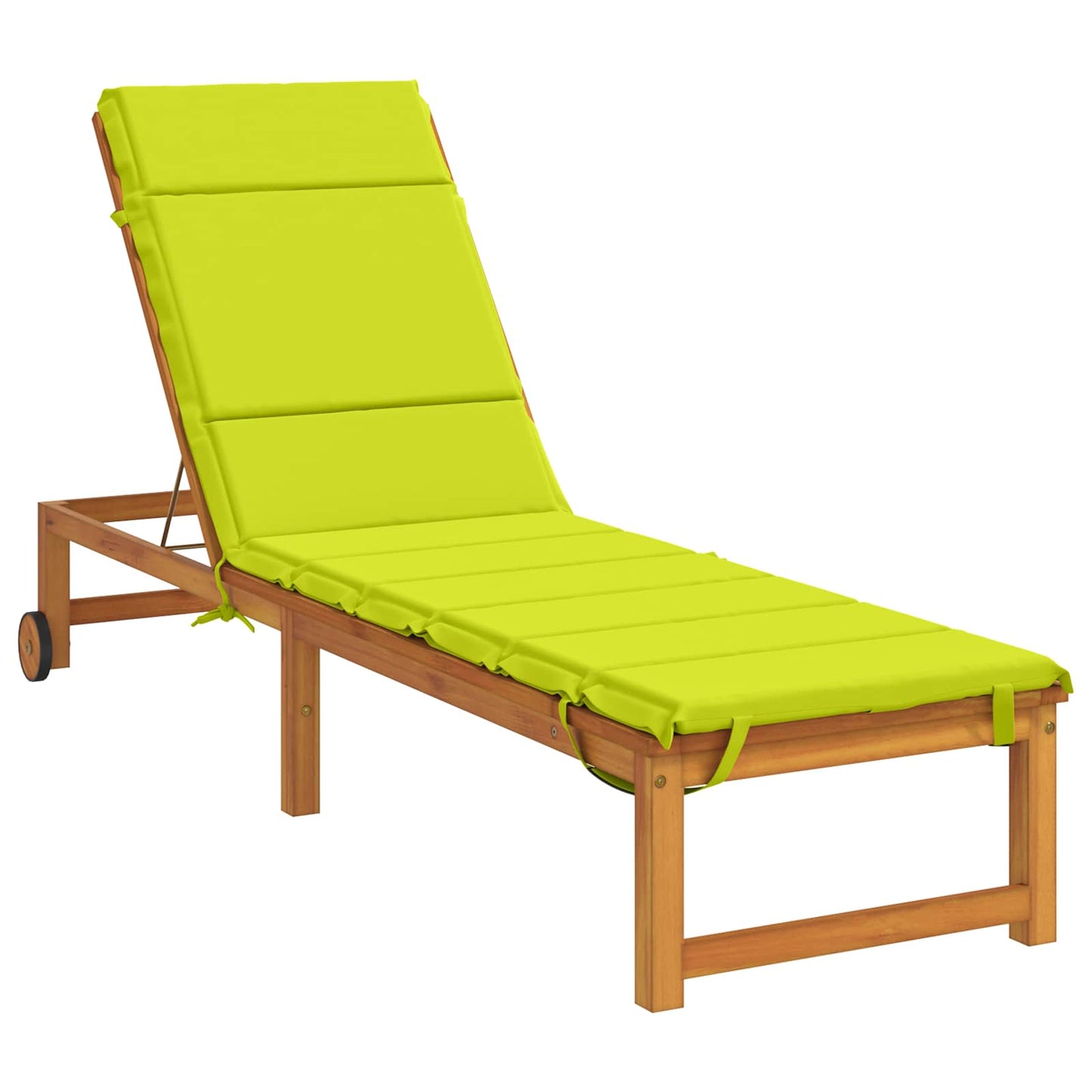 vidaXL Sunlounger Cushion GEMERT 100% Polyester Bright Green