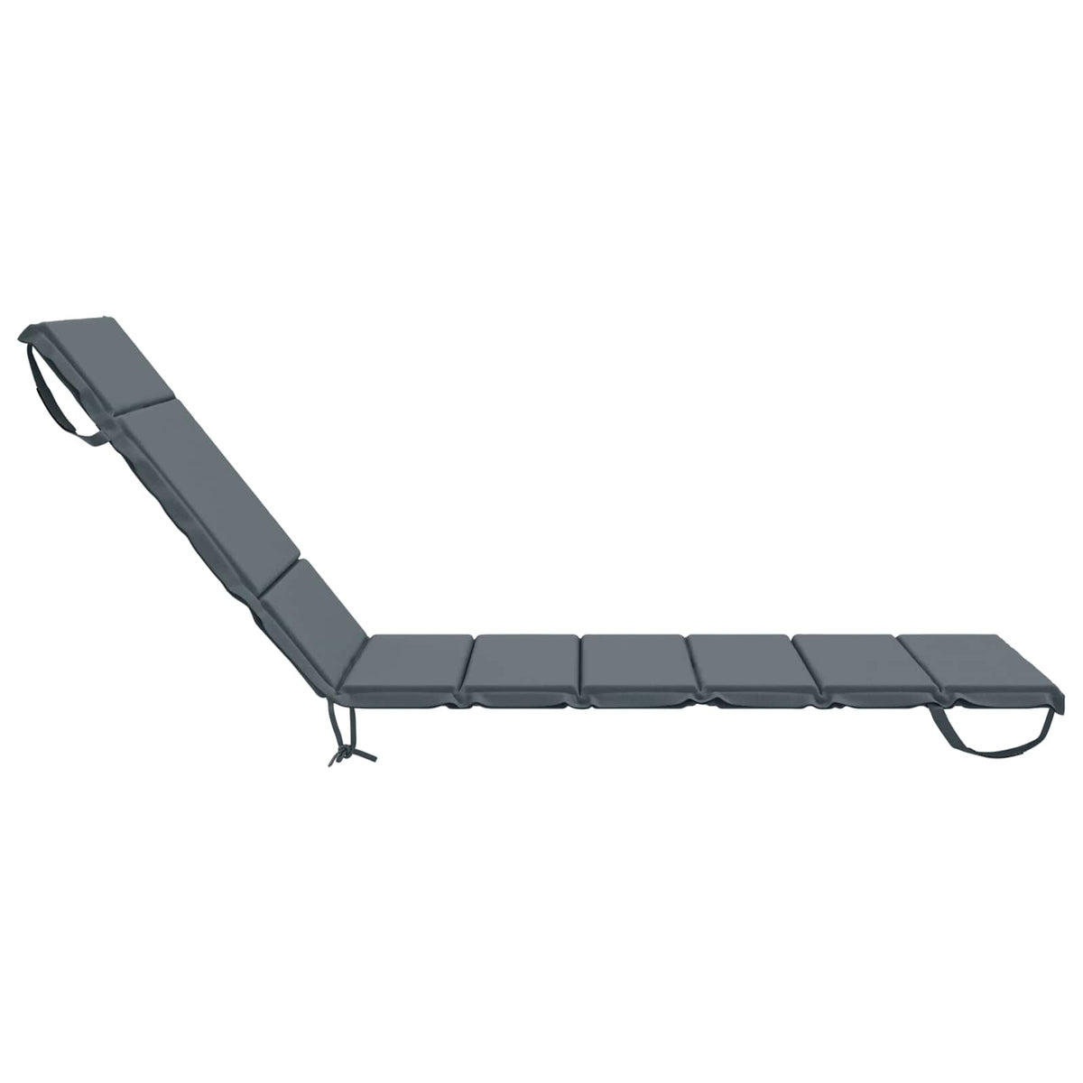 vidaXL Sunlounger Cushion GEMERT 100% Polyester Blue 200 x 70 x 3 cm