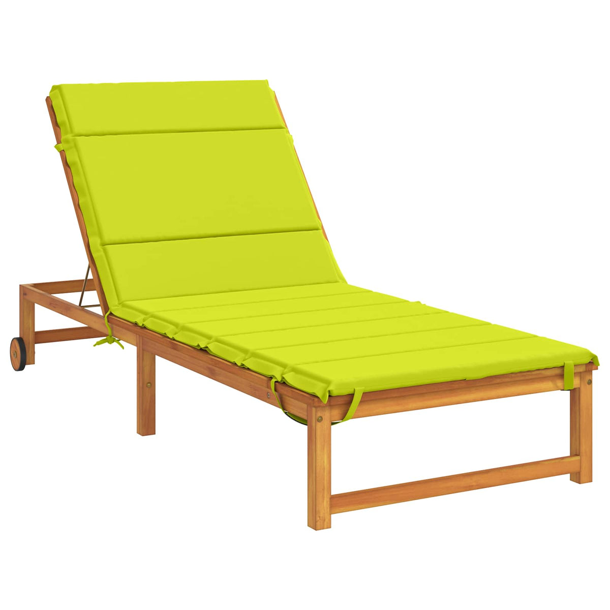 vidaXL Sunlounger Cushion GEMERT 100% Polyester Bright Green