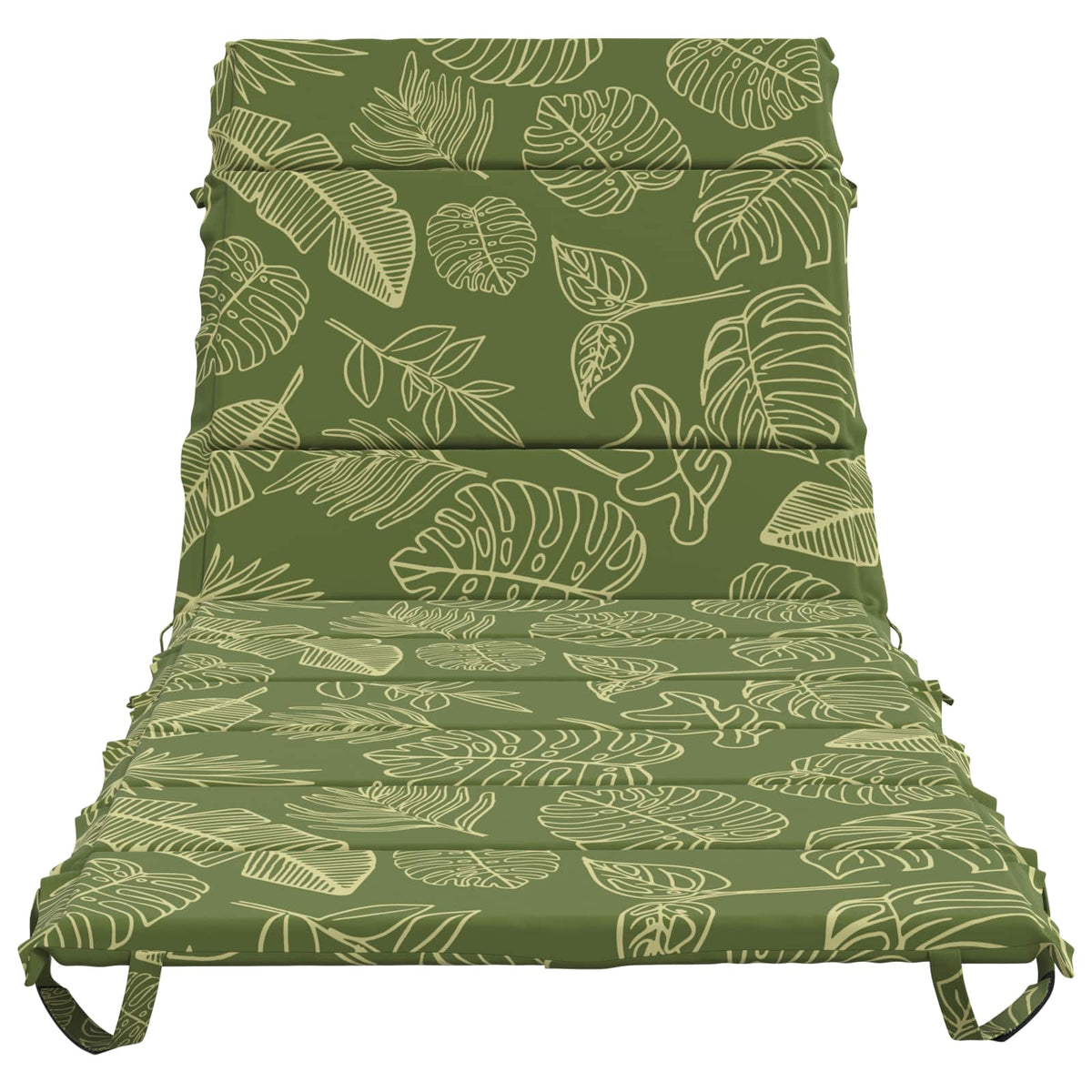 vidaXL Sunlounger Cushion GEMERT 100% Polyester Leaf Design