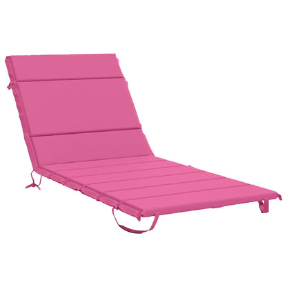 vidaXL Sunlounger Cushion GEMERT 100% Polyester Pink 200 x 70 x 3 cm