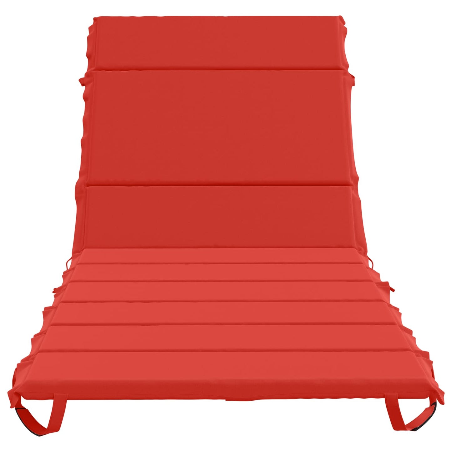 vidaXL Sunlounger Cushion GEMERT 100% Polyester Red 200 x 70 x 3 cm