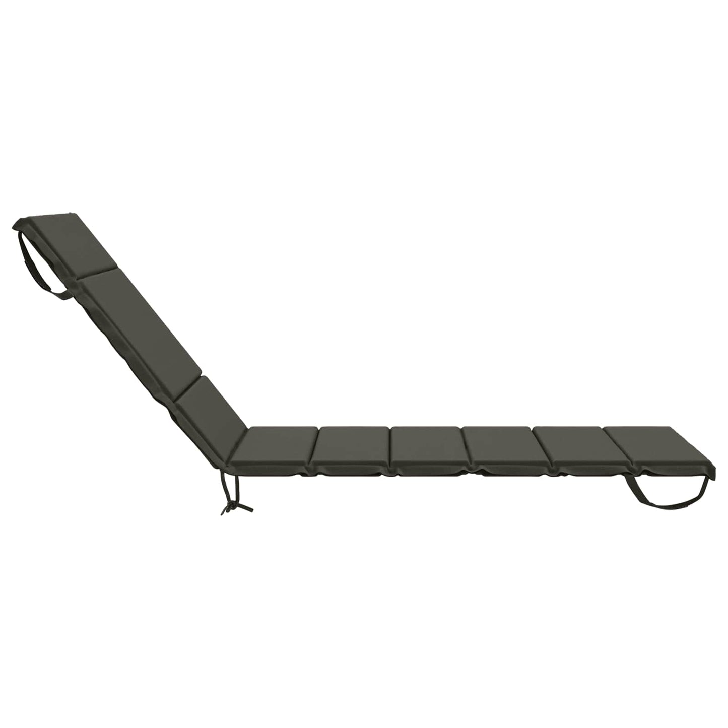vidaXL Sunlounger Cushion GEMERT 100% Polyester Anthracite