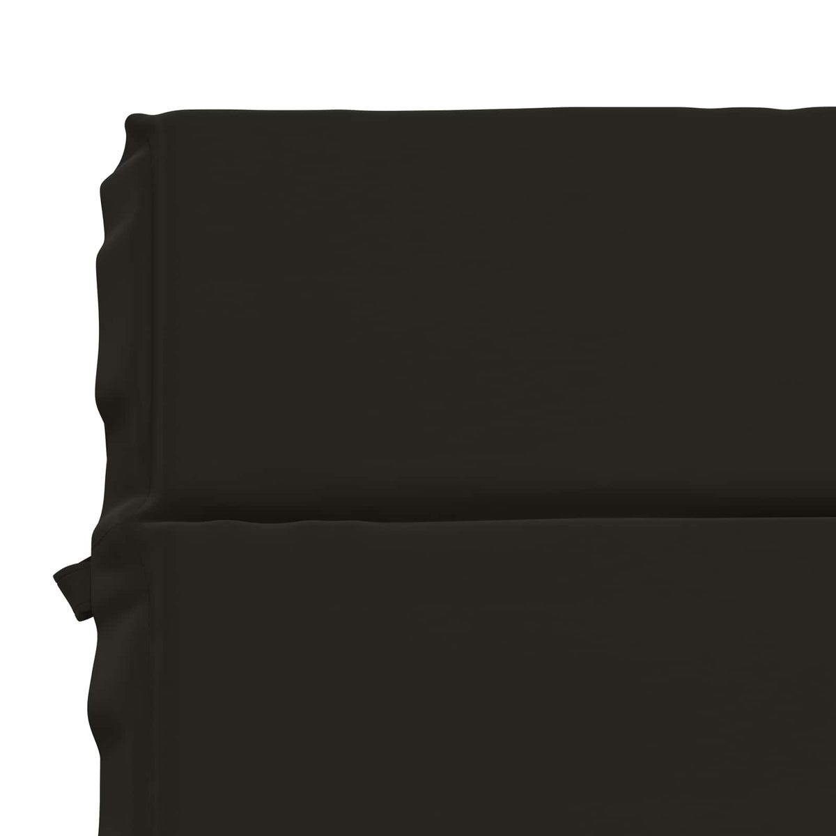 vidaXL Sunlounger Cushion GEMERT 100% Polyester Black 200 x 80 x 3 cm