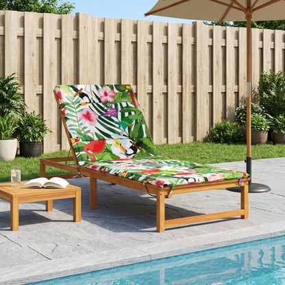 vidaXL Sunlounger Cushion GEMERT 100% Polyester Multicolour